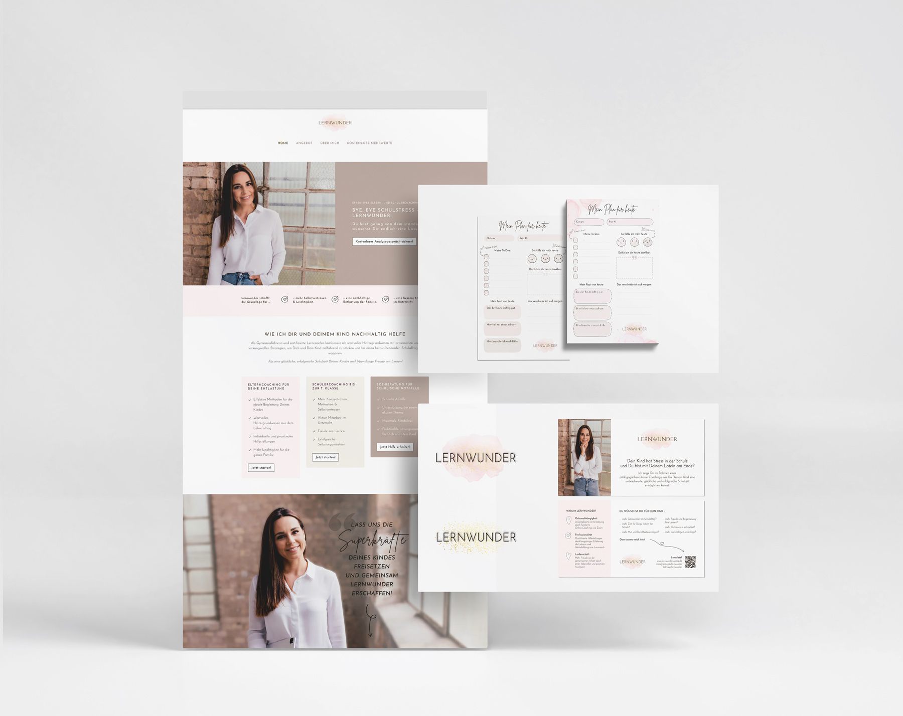 Beratung, Branding, Landingpage, Printwerbung, Social Media, Redaktion