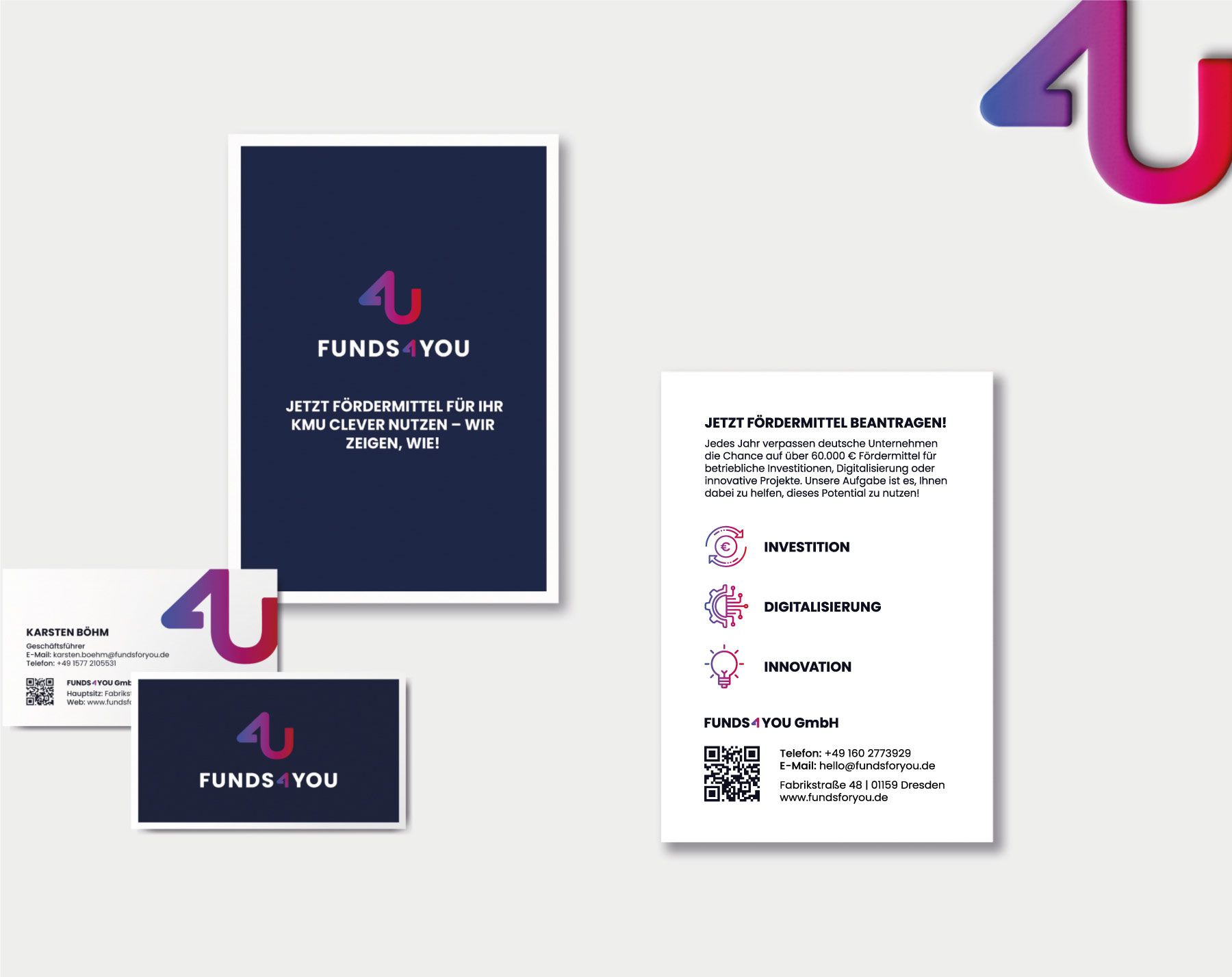 Beratung, Branding, Landingpage, Printwerbung, Social Media, Redaktion